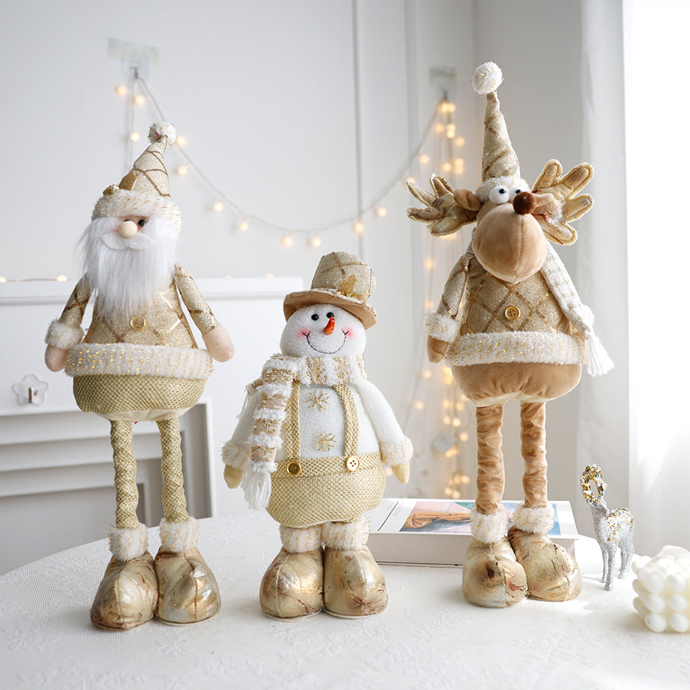 Juldekorationđ - Tomte, Snögubbe eller Renđ