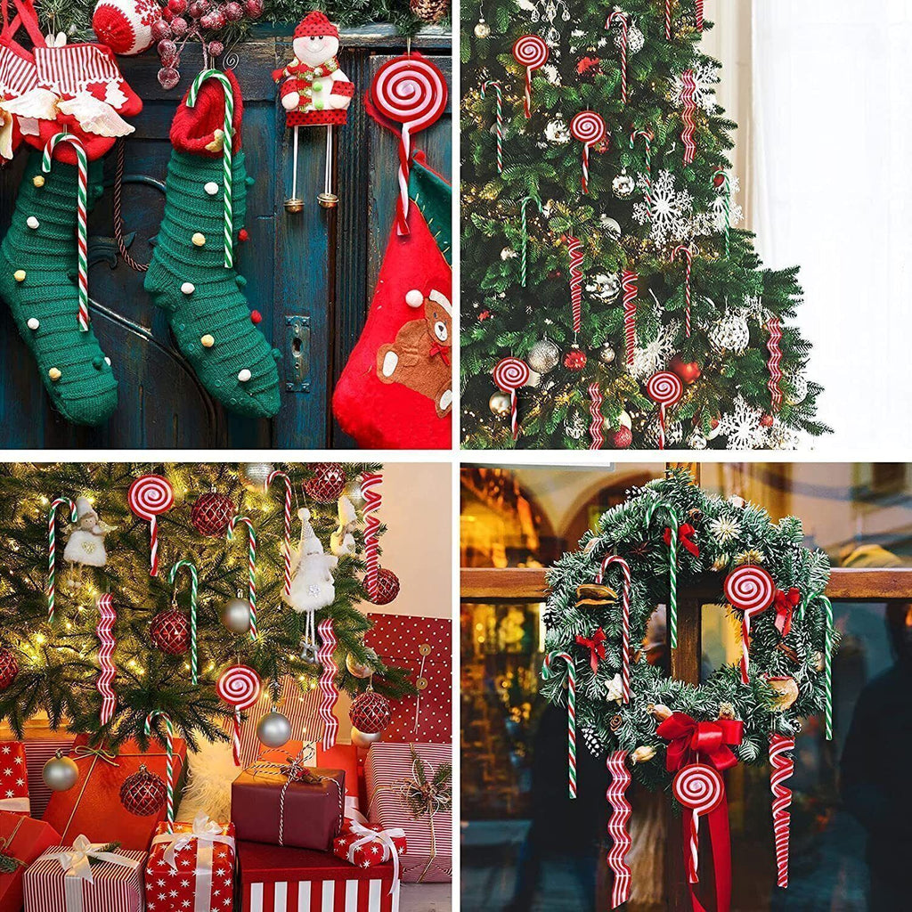 Juldekorationer i godisstil🎄🍭