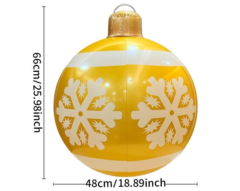 Uppblåsbara juldekorationer för trädgården - Julkulor & käppar