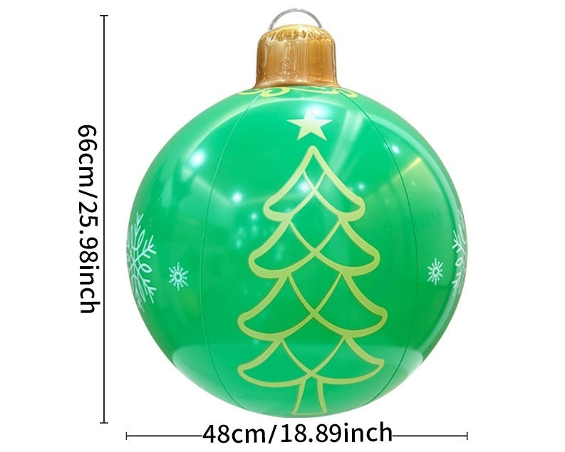 Uppblåsbara juldekorationer för trädgården - Julkulor & käppar