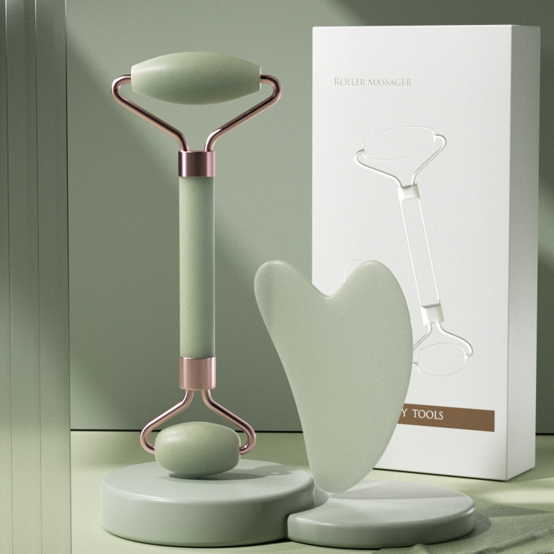 Kristallroller & Gua Sha – Exklusivt Skönhetsset för Strålande Hud