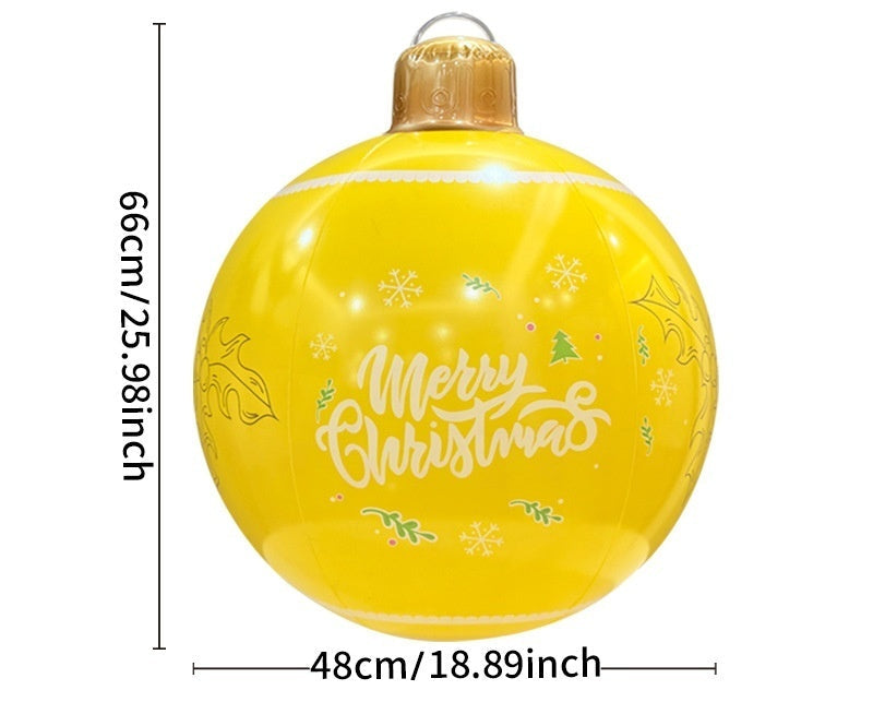 Uppblåsbara juldekorationer för trädgården - Julkulor & käppar