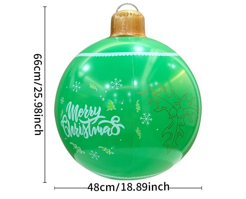 Uppblåsbara juldekorationer för trädgården - Julkulor & käppar