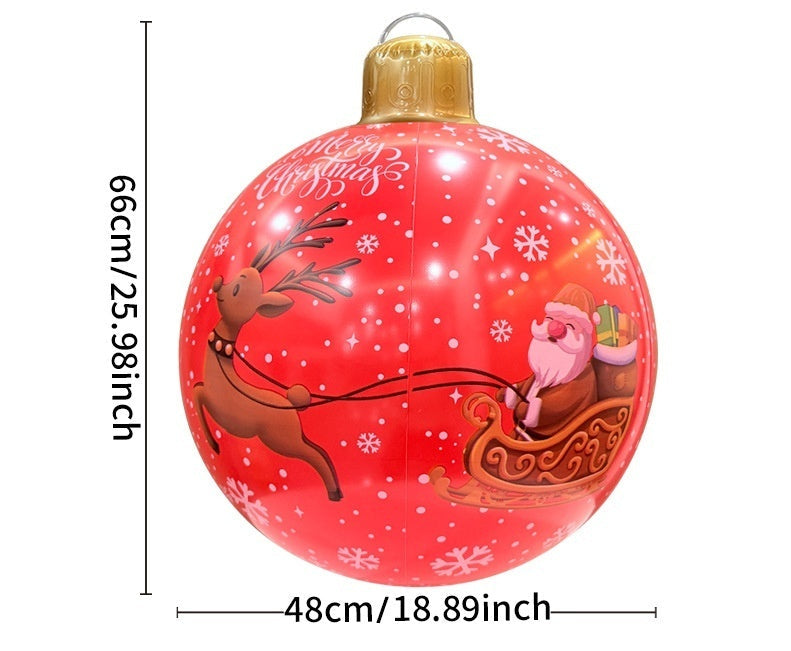 Uppblåsbara juldekorationer för trädgården - Julkulor & käppar