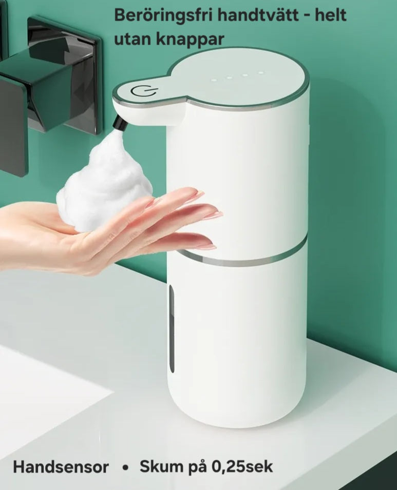 Automatisk tvåldispenser med sensor - Beröringsfri hygien på 0,25 sek