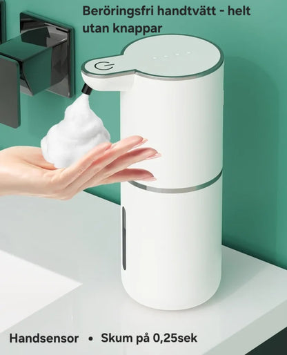 Automatisk tvåldispenser med sensor - Beröringsfri hygien på 0,25 sek