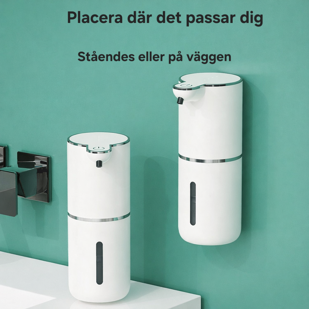 Automatisk tvåldispenser med sensor - Beröringsfri hygien på 0,25 sek