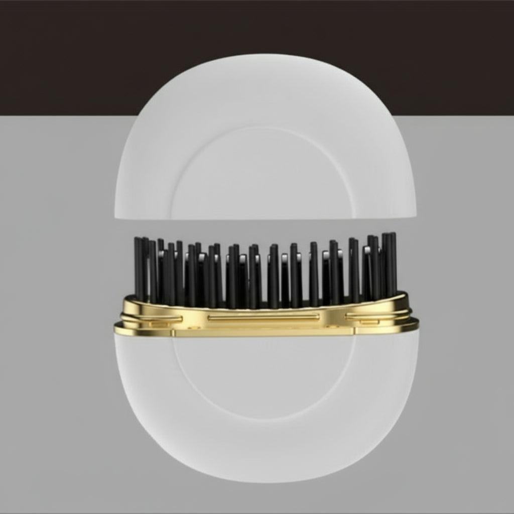 Bärbar värmeborste -perfekt hår på sekunder💎