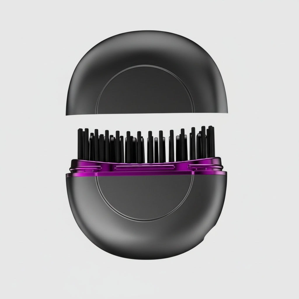 Bärbar värmeborste -perfekt hår på sekunder💎