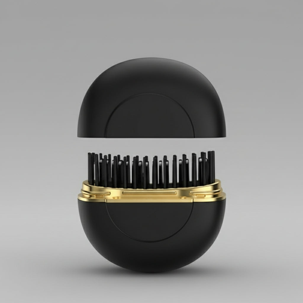 Bärbar värmeborste -perfekt hår på sekunder💎